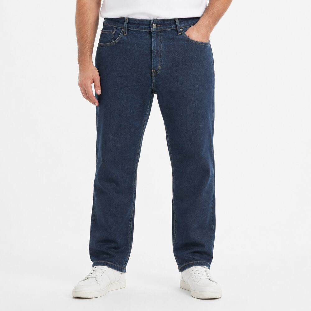 Levis 541 Jeans Mens 46x30 Blue Athletic Denim 5-Pockets High-Rise Taper Fit